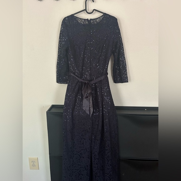 Sparkly Navy Blue dress for special occasions/Size 10 - Picture 2 of 5